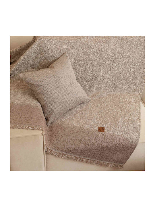 Borea Armchair Throw Babylon 180x180cm Beige