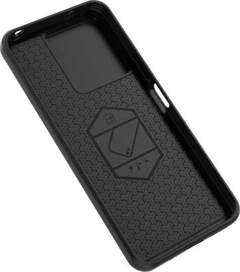 Sliding Camshield Back Cover Silicone / Plastic Black (Redmi 13 / Poco M6 4G)