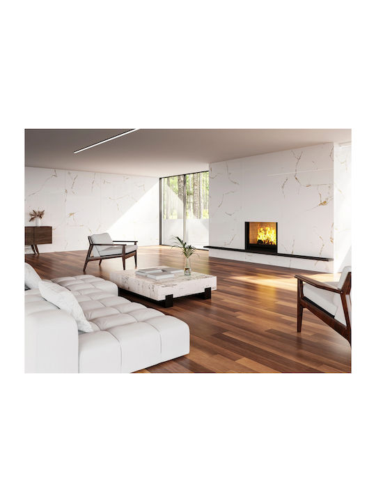 3D Wandpaneele aus PVC mit Kleber Weiß 280x122cm