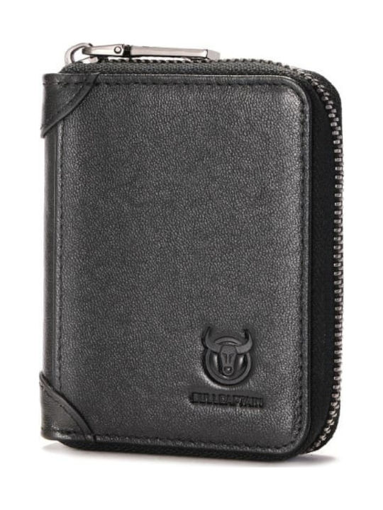 Leder Herren Geldbörse Klassisch mit RFID Schwarz