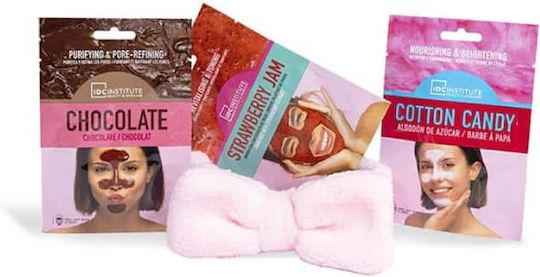 Idc Sweet Pleasures Pack Peel Off Masks & Headband Idc Colour