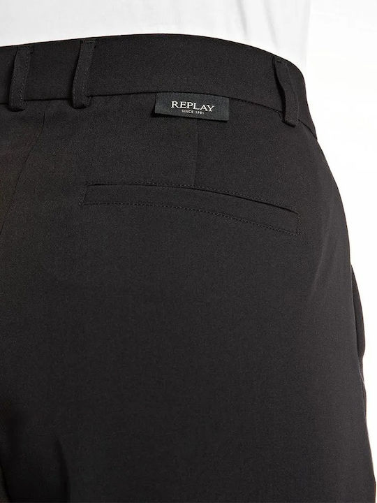 Dama Tesatura Pantaloni Black