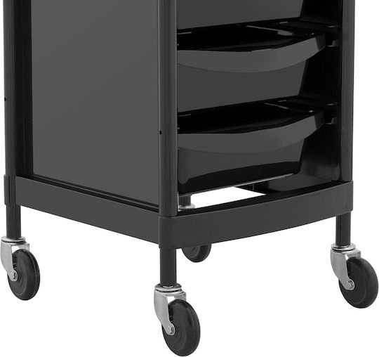 Friseur-Assistentenwagen Haartrocknerhalter 6 Schubladen Regal 420 x 390 mm