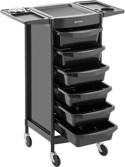 Friseur-Assistentenwagen Haartrocknerhalter 6 Schubladen Regal 420 x 390 mm