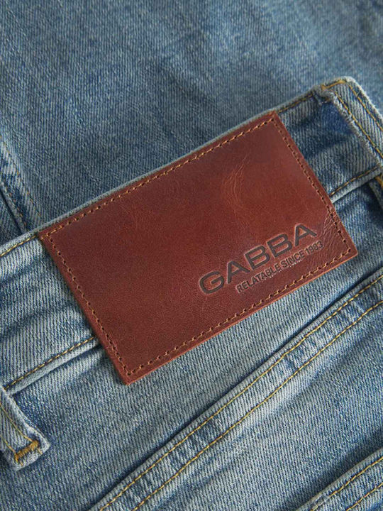 Alex Ανδρικό Παντελόνι Τζιν Ελαστικό Loose Fit Light Blue Denim