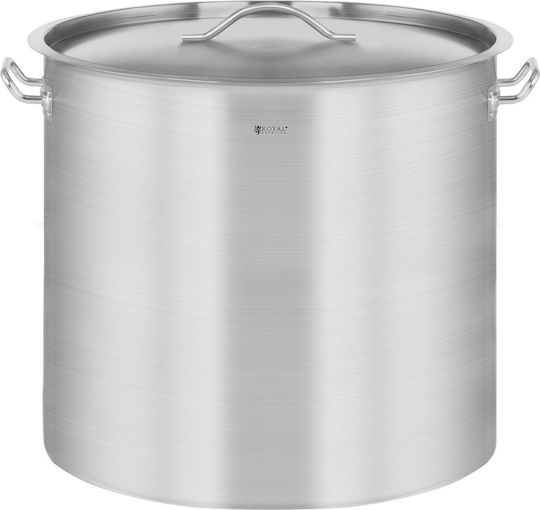 Royal Catering Stainless Steel Cooking Pot Lid Induction Cooker 12 L