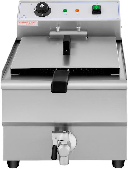 Електрически плотен фритюрник с кран 230 V 3500w 16 L