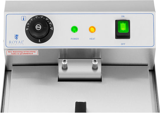 Adjustable Electric Fryer Drain Tap 230 V 3200 W 13 L