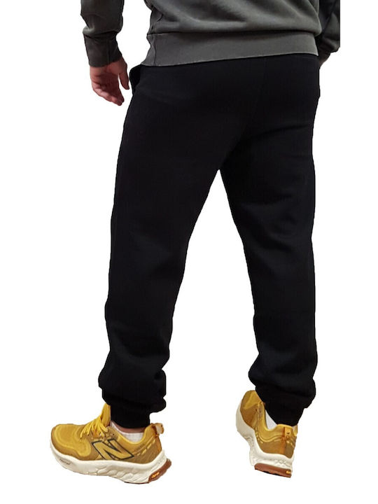 Sweatpants with Elastic Black