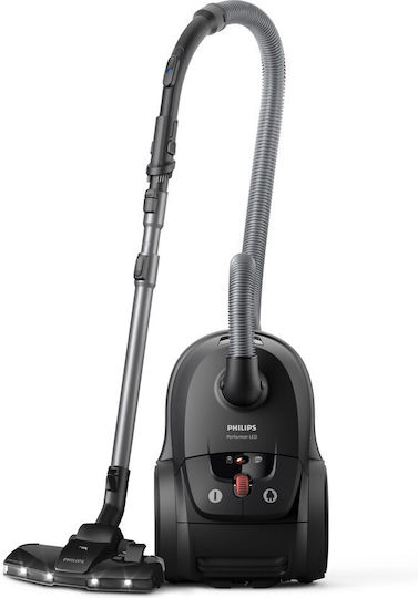 Philips XD8122/10 Aspirator 900W cu sac 4lt Neagră