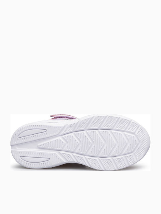 Kinder Sneakers Hoch Anatomisch mit Klettverschluss & Lichtern Rosa