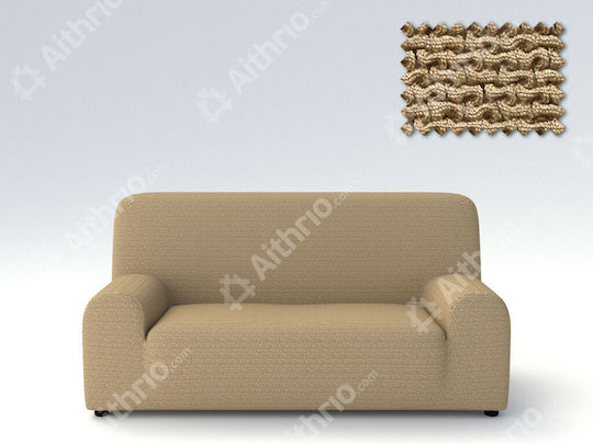 Aithrio Bielastic Alaska Elastische Abdeckung für Vier-Sitzer-Sofa Beige 1Stück Alaska-Prosarmogis-Μπεζ-Τετραθέσιος