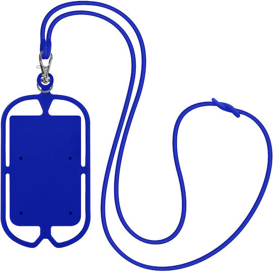 Universelle Lanyard-Hülle Smartphones Kartenhalter Halsbeutel Serie Marineblau