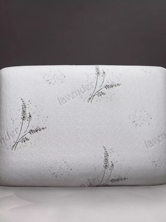 Ypnos Lavendel Kopfkissen Schlaf Memory-Schaum Anatomisch 40x60x12cm