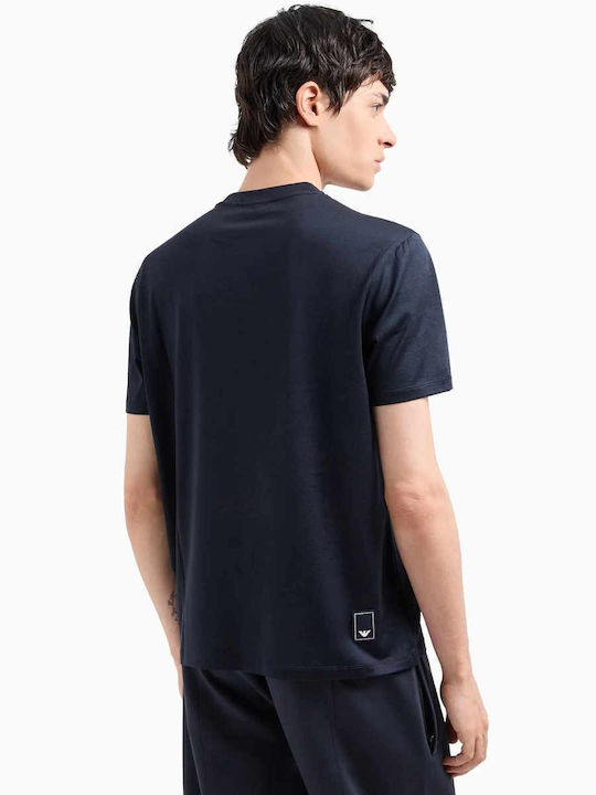 Emporio Armani Ανδρικό T-shirt Κοντομάνικο Navy Μπλε