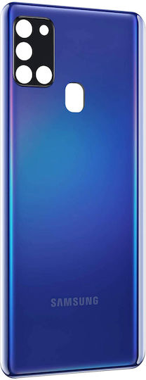 Battery Cover Samsung Galaxy A21s Rear Panel Replacement Blue