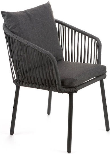 Esperia Outdoor Dining Room Set 7 Pieces Anthracite