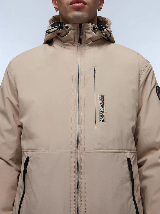 Winter Jacket Windproof Biege