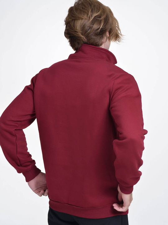 Target Men's Sweatshirt Jacket Burgundy