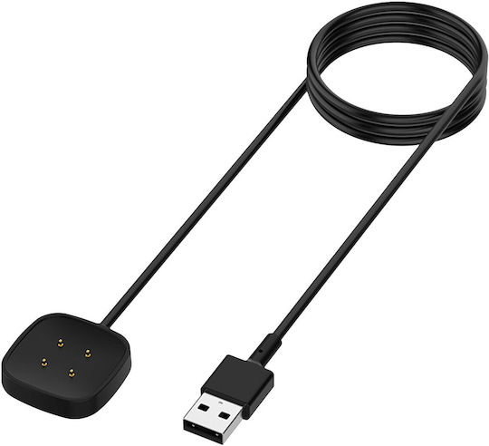 Charger Fitbit Versa Sense 1m Black