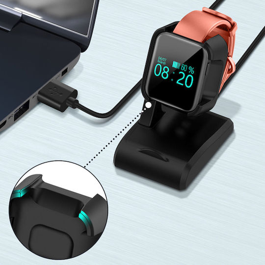 Charging Station Xiaomi Redmi Watch Mi Watch Lite Usb Plug 90cm Black