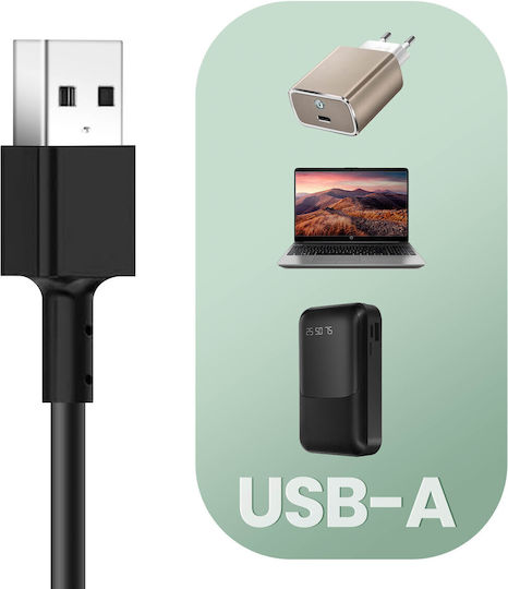 Charger Fitbit Versa Sense 1m Black