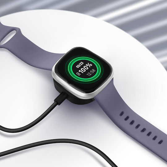 Charger Fitbit Versa Sense 1m Black