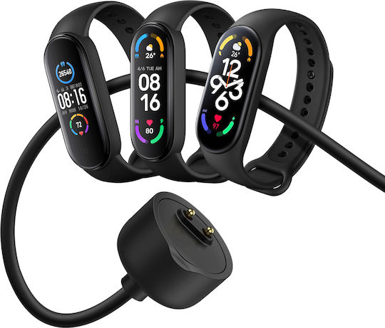 Avizar Charger Smartwatch Mi Smart Band 5 6 7 Black