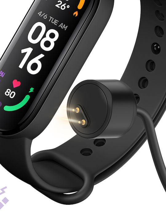 Avizar Charger Smartwatch Mi Smart Band 5 6 7 Black
