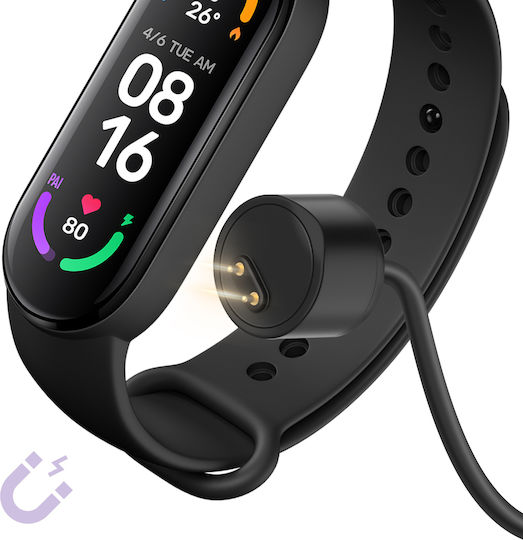 Avizar Charger Smartwatch Mi Smart Band 5 6 7 Black