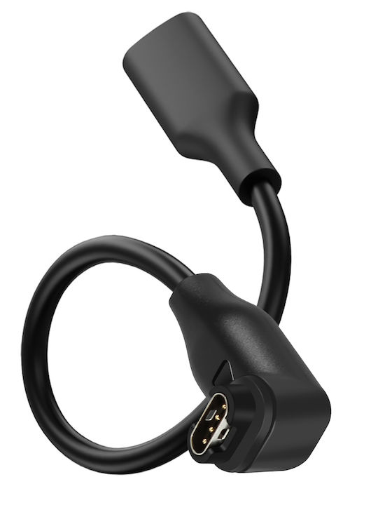 Avizar Charger Adapter Usb-c Garmin Watch Charger Black
