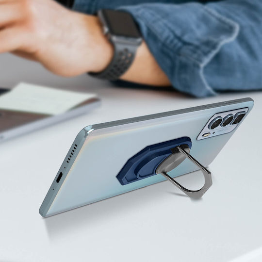 Magnetischer & Drehbarer Smartphone-Haltering Dunkelblau