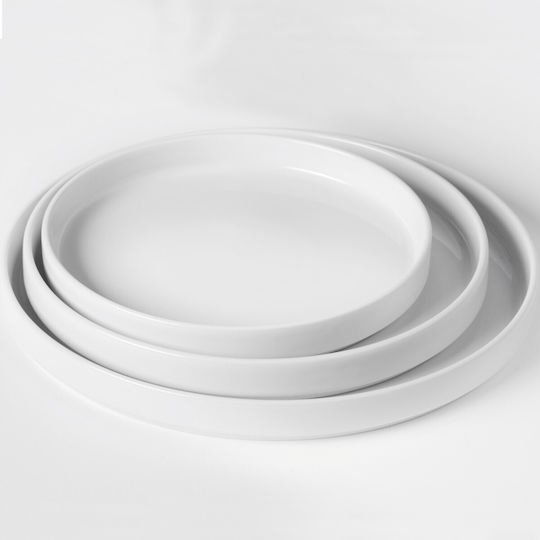 Hendi Plate Shallow made of Porcelain White 24cm 6pcs