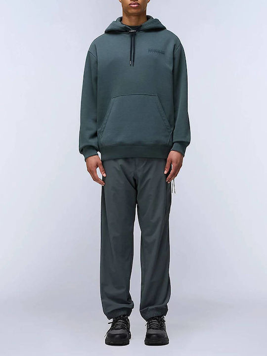 Hooded Khaki Sweatshirt NP0A4HZQ G1S