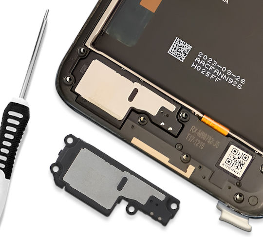 Difuzoare Externe Clappio Piesă de Schimb Compatibilă Honor X7a Negru