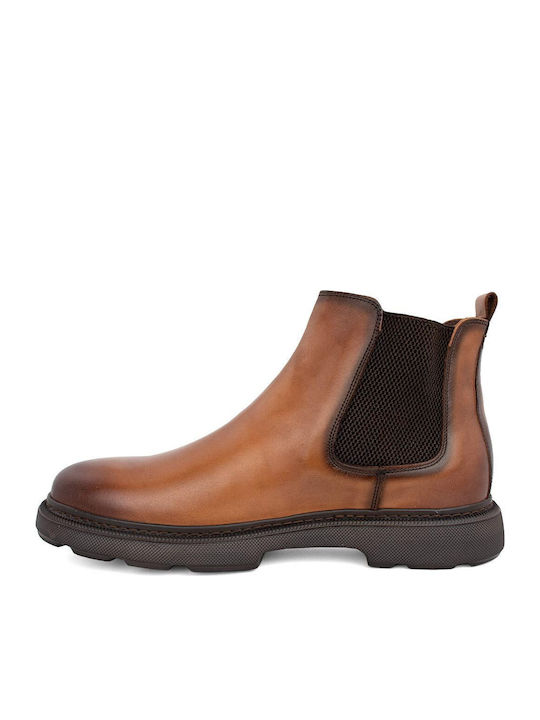 Leather Tabac Brown Chelsea Boots
