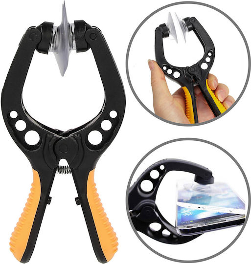 Universal Complete Toolkit for Smartphone and Tablet Repair 19 Pieces Black