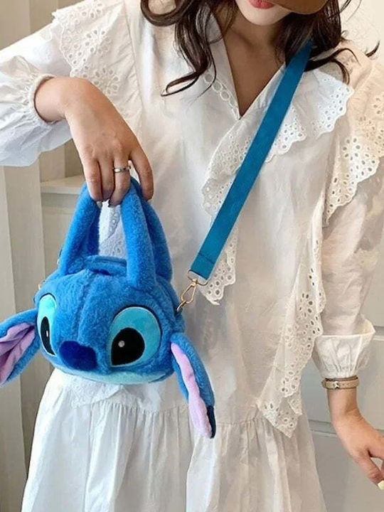 Stitch Geantă pentru Copii de umar Albastru