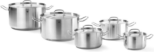 Hendi Kitchen Line Βαθιά Ανοξείδωτη Κατσαρόλα 1.7lt / 16cm