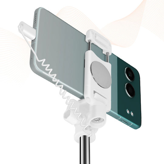 Linq Selfie Stick Mirror Usb-c Connector Trigger Button Linq White