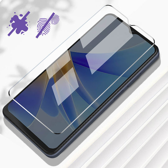 Tempered Glass Screen Protector Oppo A17 Scratchproof Smudgeproof Transparent