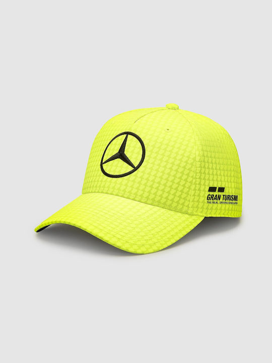 Kinderhut Jockey Mercedes-amg F1 Team Kids Lewis Hamilton 44 Gelbes