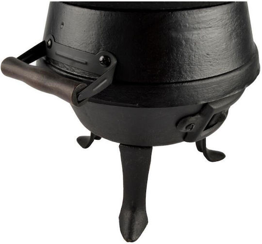 Grătar de Grădină pe Cărbune Rotund din Fontă 35 Cm Perfect Home
