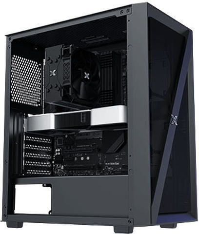 Xigmatek Blade Геймърско Midi Tower Компютърна Кутия с Страничен Прозорец и RGB Осветление Черна