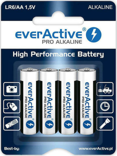 everActive Pro (tray) Baterii Alcaline AA 1.5V 4buc