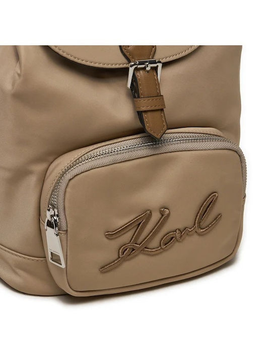 Karl Lagerfeld Damen Tasche Rucksack Beige