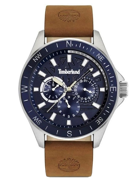 Timberland EpsomZ Watch Battery with Leather Strap