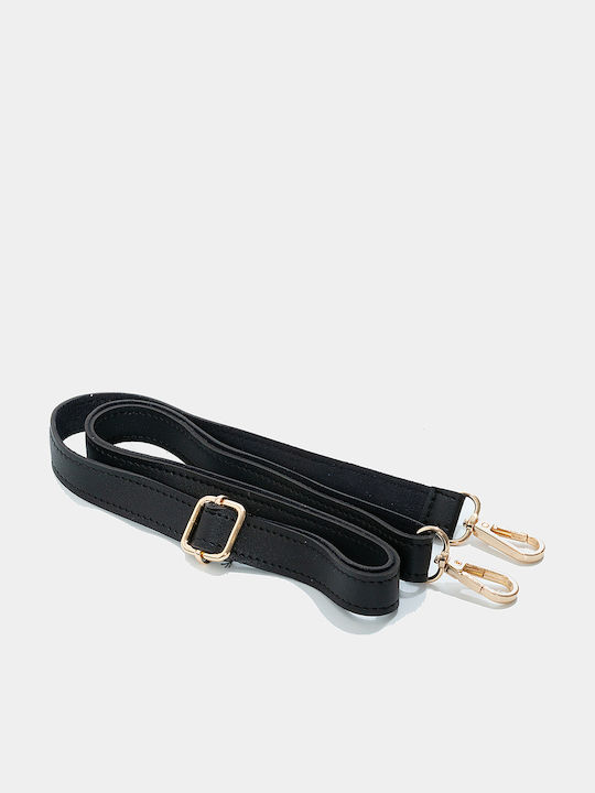 Strohtasche mit Fransen in Schwarz Einheitsgröße