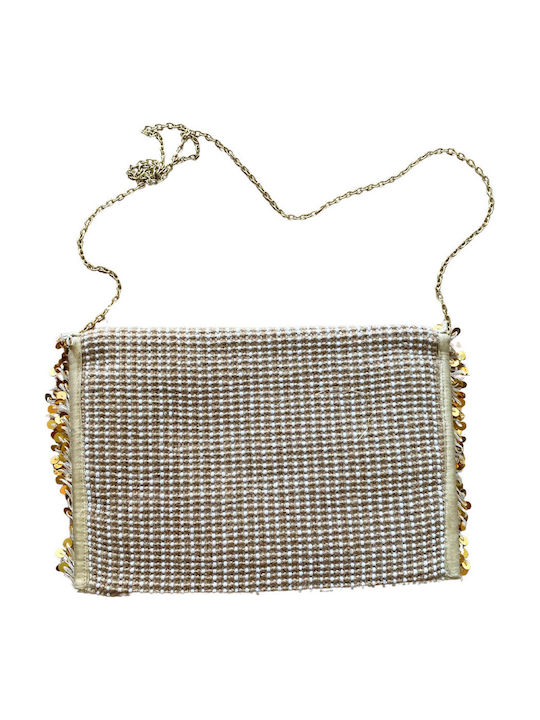 Handgefertigte indische bestickte Tasche Vidya Beige Solo Me Frauen Einheitsgröße Clutch7