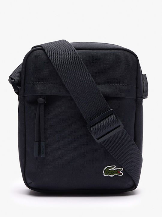 Lacoste Ανδρική Τσάντα Ώμου / Χιαστί Navy Μπλε